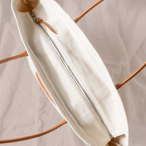 "CITO" Canvas Zipper Tote