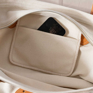 "CITO" Canvas Zipper Tote