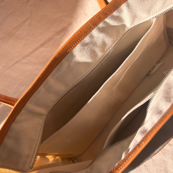 Inside laptop sleeve and small device pocket 