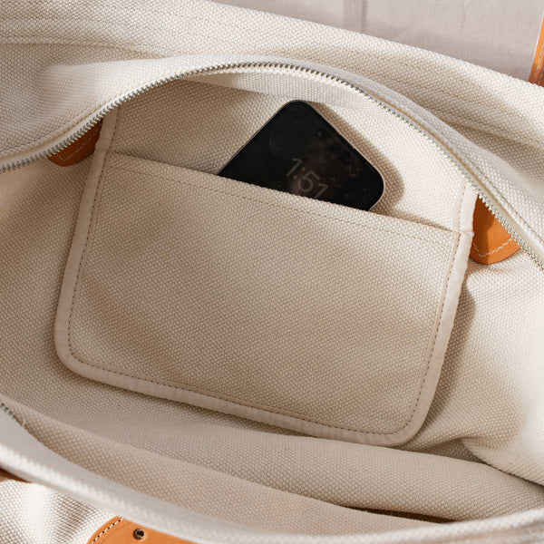 "CITO" Canvas Zipper Tote