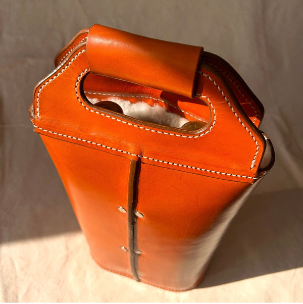 Wine case double bottle 